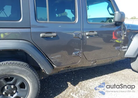 2018 Jeep Wrangler Unlimited Sport 4X4 from USA, damaged, VIN 1C4HJXDN9JW298979